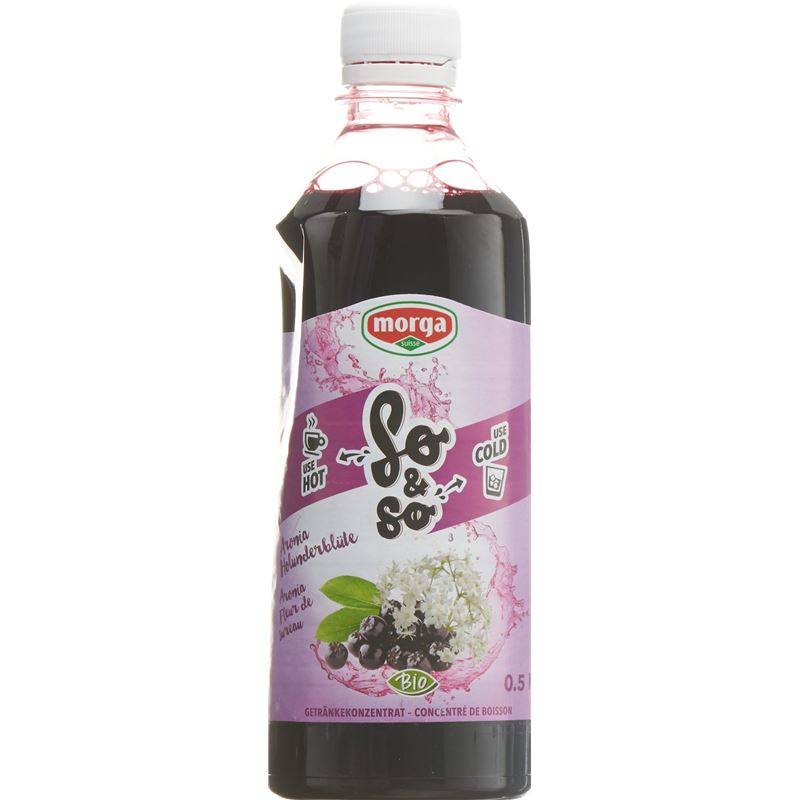 SO&SO Aronia-Holunderblüte Konz Bio Fl 5 dl