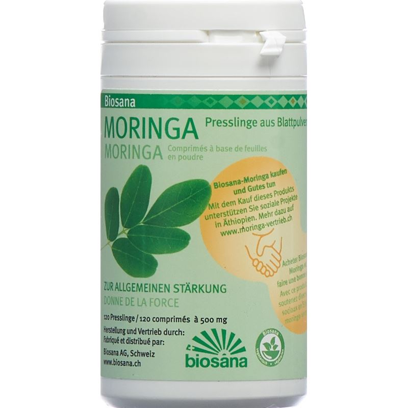 BIOSANA Moringa Blattpulver SPEZ Tabl 120 Stk