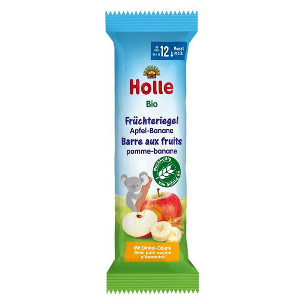 HOLLE Früchte Riegel Apfel Banane Bio 25 g