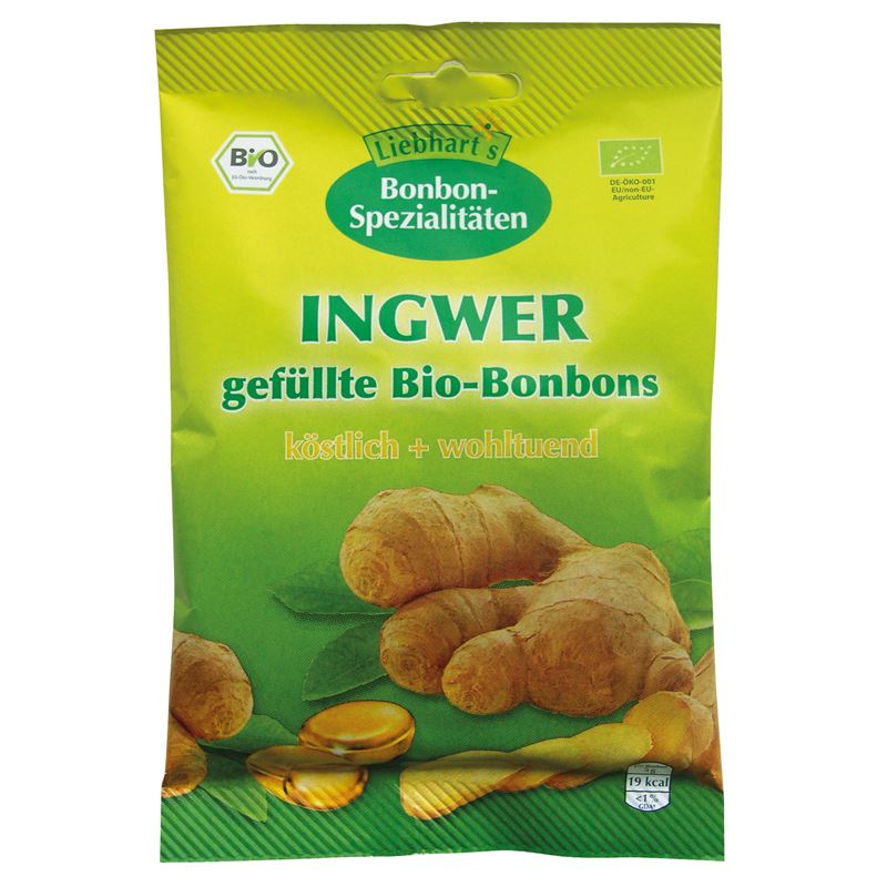 LIEBHARTS Bonbons Ingwer Bio Btl 100 g