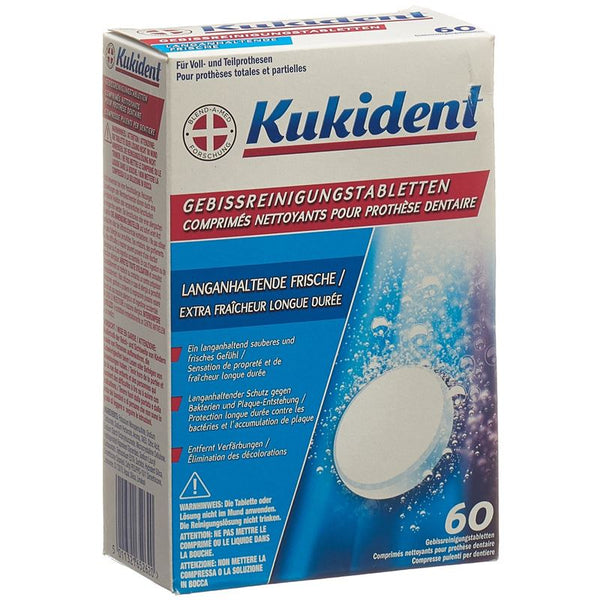 KUKIDENT Reinigung-Tabs langan Frische 60 Stk