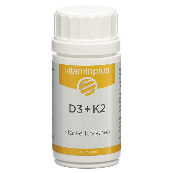 VITAMINPLUS D3+K2 Kaps Ds 120 Stk