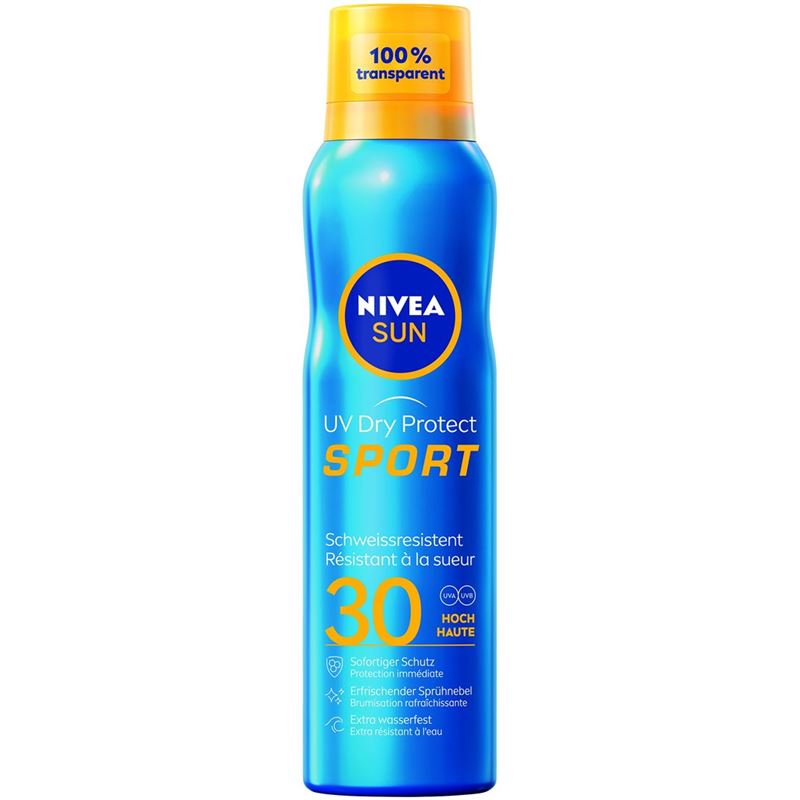 NIVEA UV Dry Protect Sport Sprühnebel LSF30 200 ml