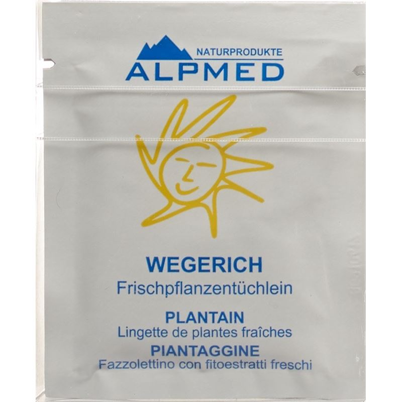 ALPMED Frischpflanzentüchlein Wegerich 13 Stk