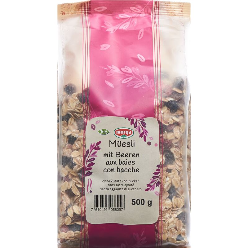 MORGA Müesli mit Beeren Bio Btl 500 g