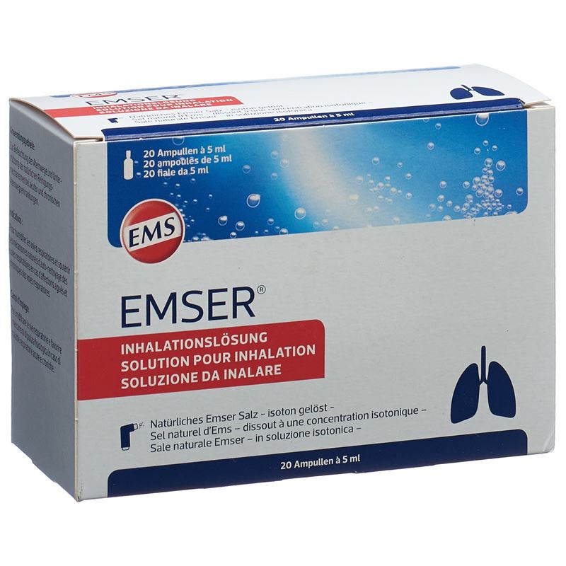 EMSER Inhalationslösung 20 Amp 5 ml