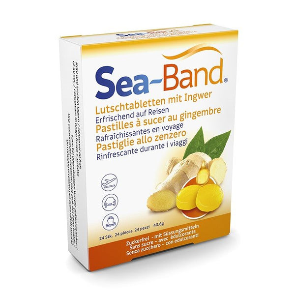 SEA-BAND Ingwer Lutschtabletten 24 Stk