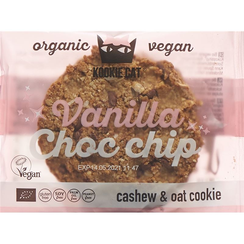 KOOKIE CAT Vanilla Choc Chip Cookie 50 g