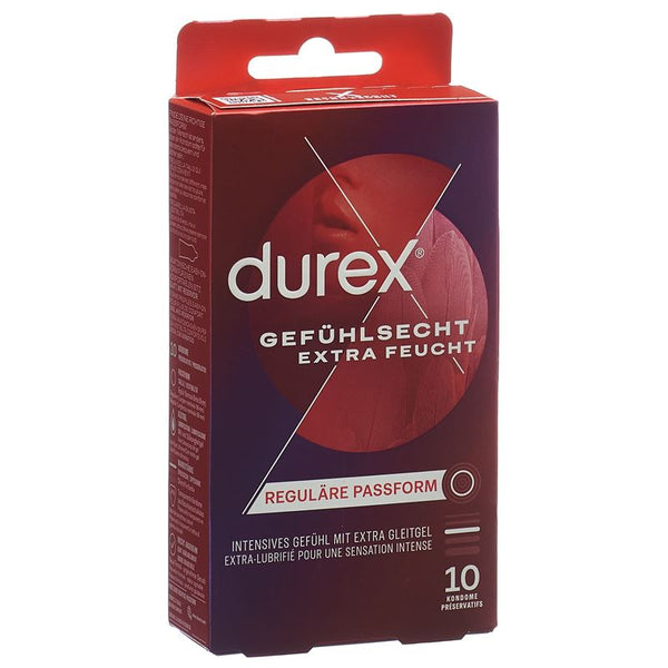 DUREX Gefühlsecht Präservativ extra feucht 10 Stk