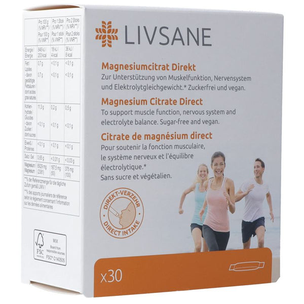 LIVSANE Magnesiumcitrat Direkt 30 Stk