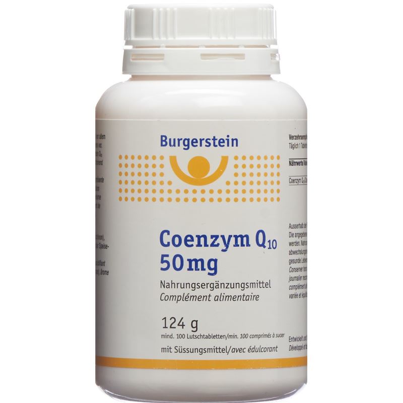 BURGERSTEIN Coenzym Q10 Lutschtabl 50 mg 100 Stk