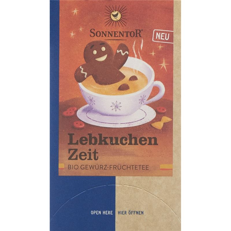 SONNENTOR Lebkuchen Zeit Tee BIO Btl 18 Stk