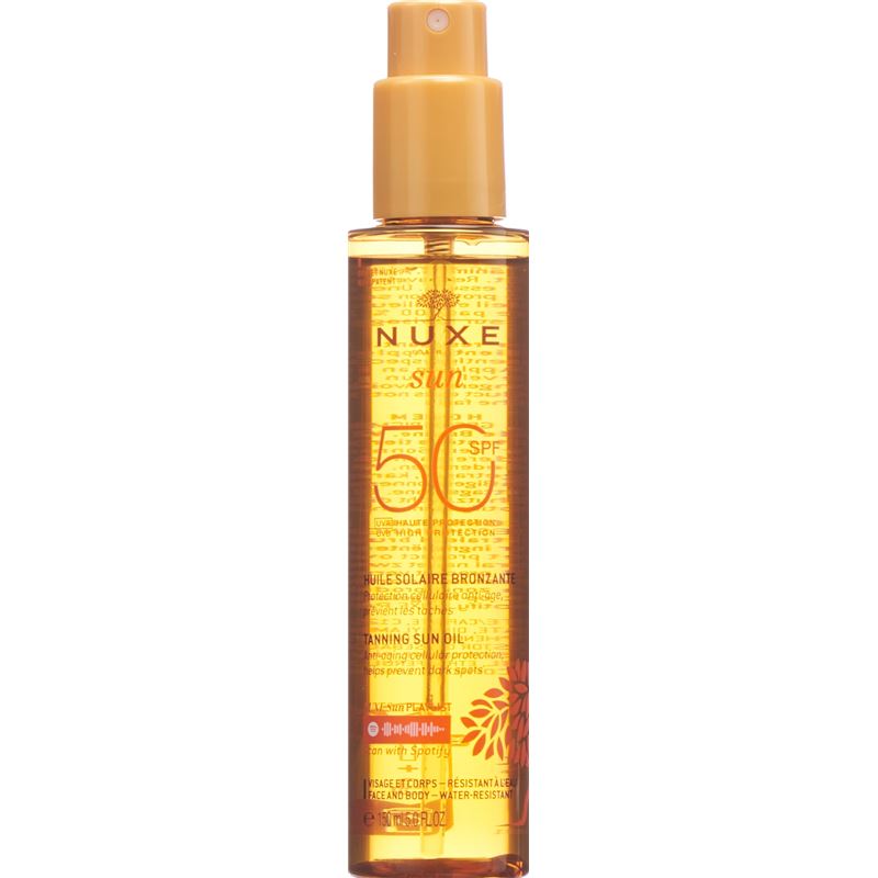 NUXE SUN Huile Bronz Vis&Corps Spf50 150 ml