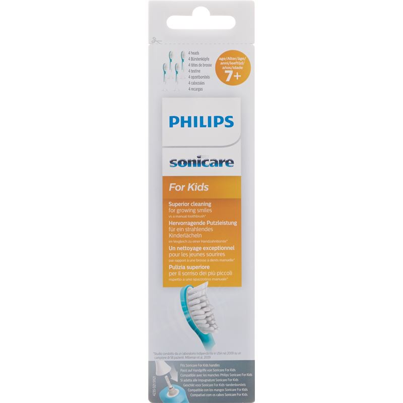 PHILIPS Sonicare Ersatzbür Kids HX6044/33 7J 4 Stk