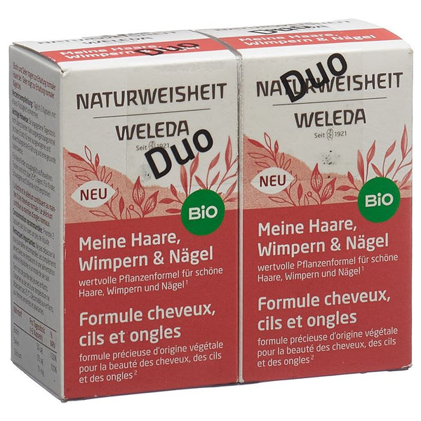 WELEDA NATURWEISHEIT Haare Wimpern Näg 2 x 46 Stk