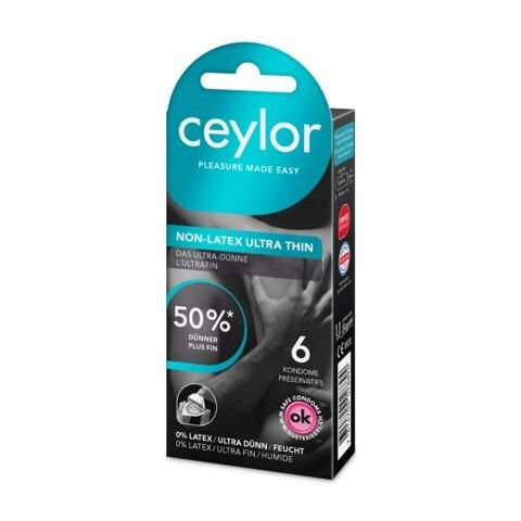 CEYLOR Non Latex Präservativ Ultra Thin 6 Stk