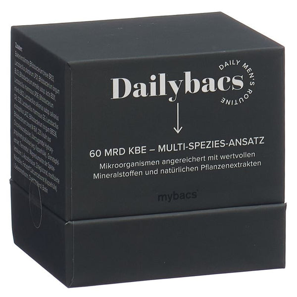 MYBACS Dailybacs Männer 30 Tage Kaps Glas 30 Stk