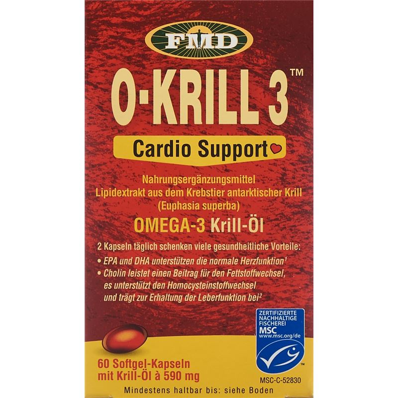 UDOS CHOICE O-Krill 3 Licaps Bio 60 Stk