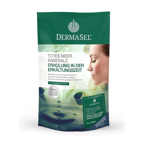 DERMASEL Badesalz Erkältungszeit +20ml 400 g