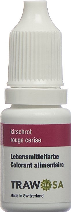 TRAWOSA Lebensmittelfarbstoff kirschrot 10 ml