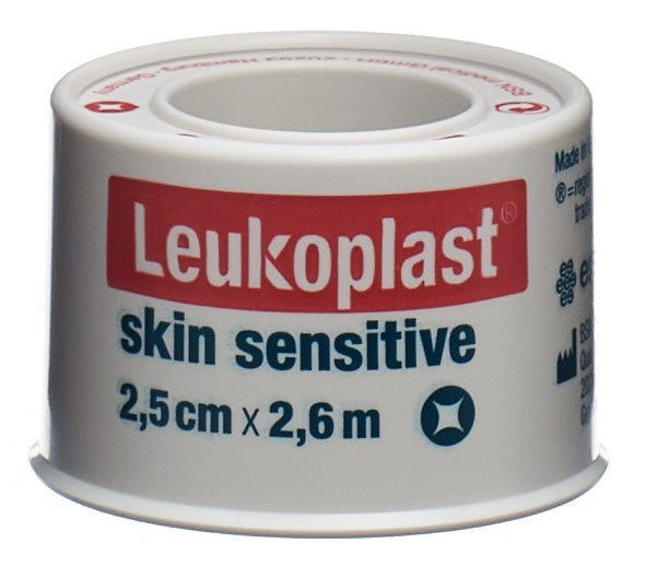 LEUKOPLAST skin sens Sil 2.5cmx2.6m Rolle