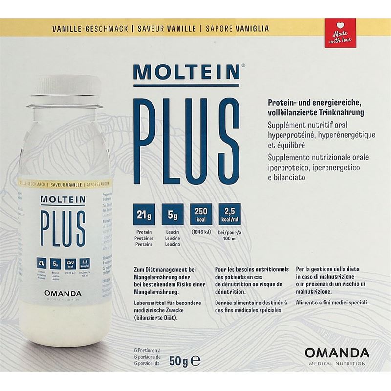 MOLTEIN PLUS 2.5 Vanille 6 Fl 50 g