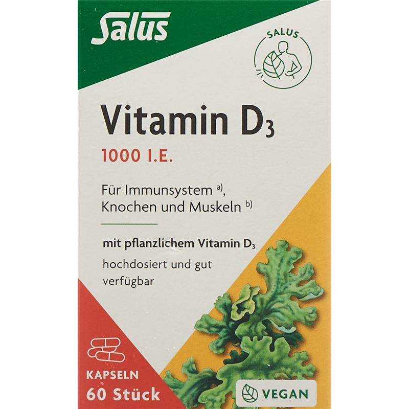 SALUS Vitamin D3 1000 IE Kaps vegan 60 Stk