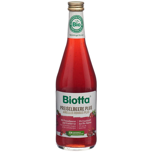 BIOTTA Preiselbeere Plus Fl 5 dl