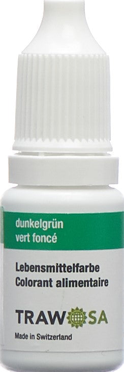 TRAWOSA Lebensmittelfarbstoff dunkelgrün 10 ml