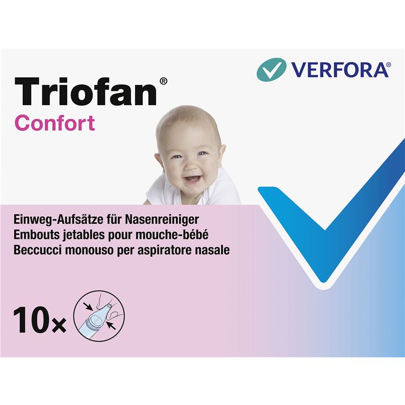 TRIOFAN Confort Aufsätze Nasenreiniger 10 Stk