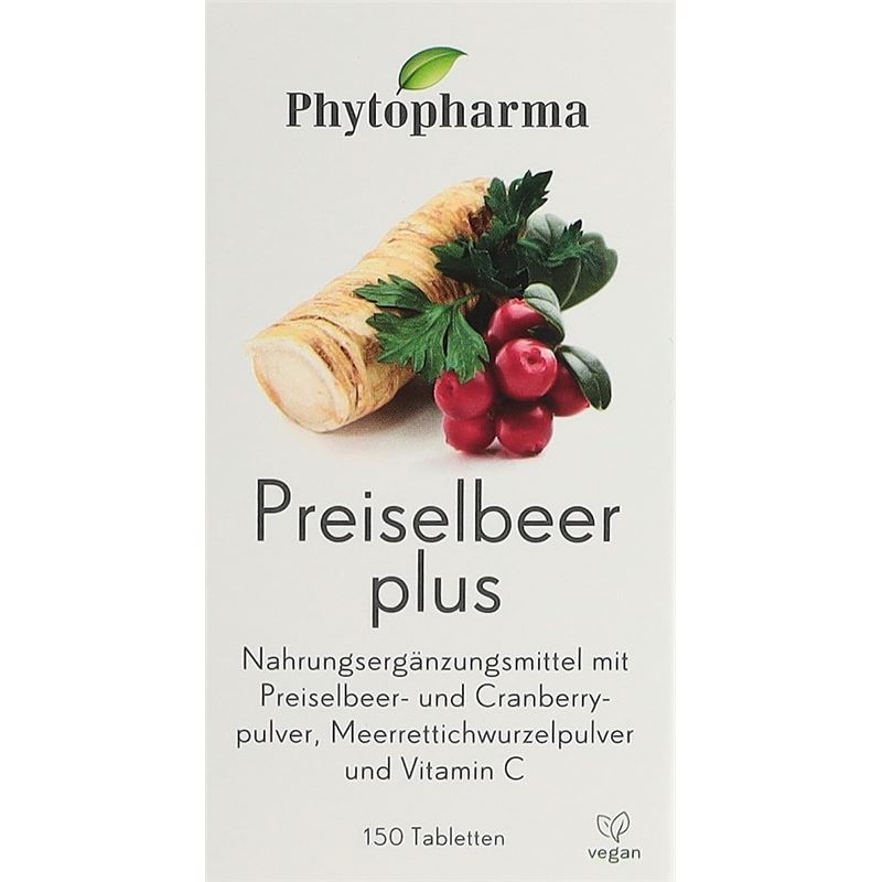 PHYTOPHARMA Preiselbeer plus Tabl 150 Stk