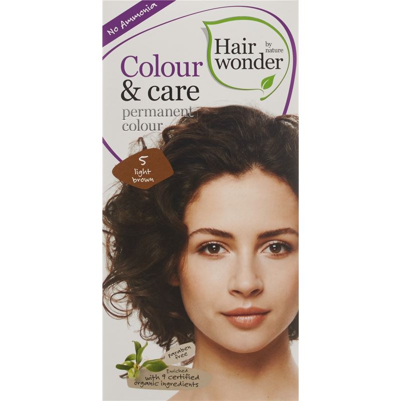 HENNA Hairwonder Colour & Care 5 hellbraun