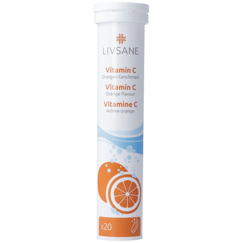 LIVSANE Vitamin C Orangen Geschmack 20 Stk