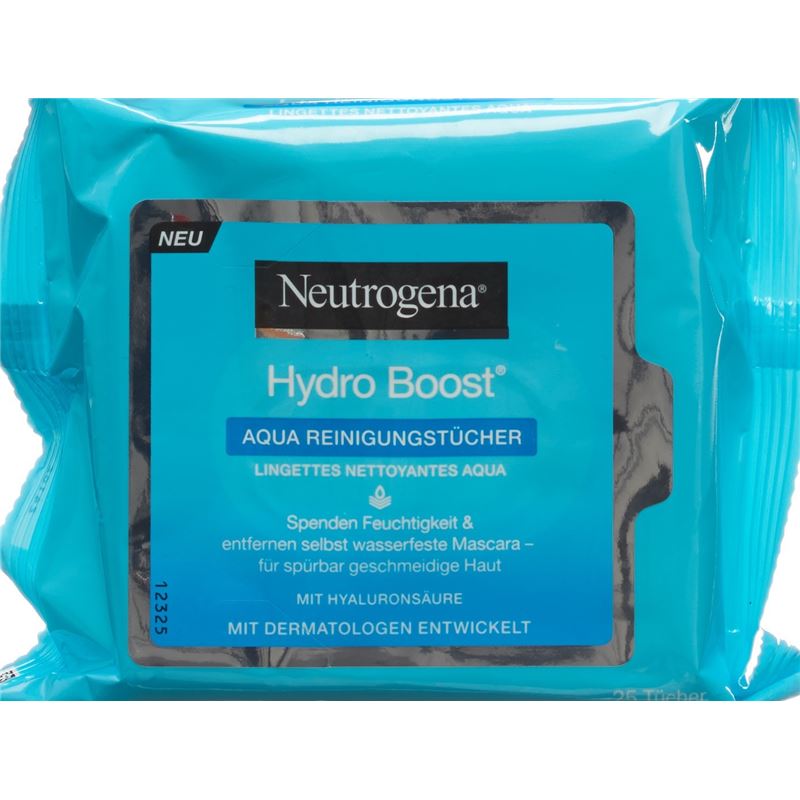 NEUTROGENA Hydro Boost Aqua Reinigungstüch 25 Stk