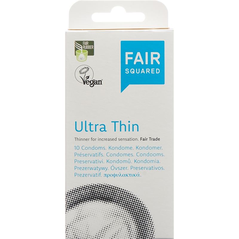 FAIRSQUARED Kondom Ultra thin vegan 10 Stk