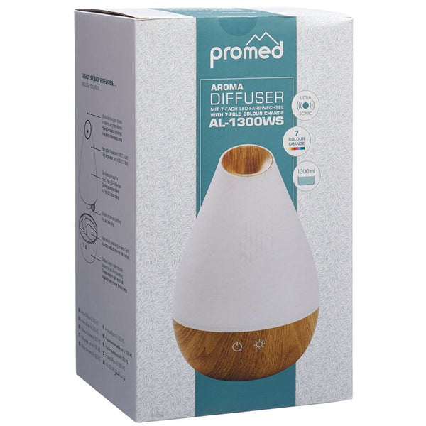 PROMED Aroma Diffusor AL 1300 WS LED Farbwechs