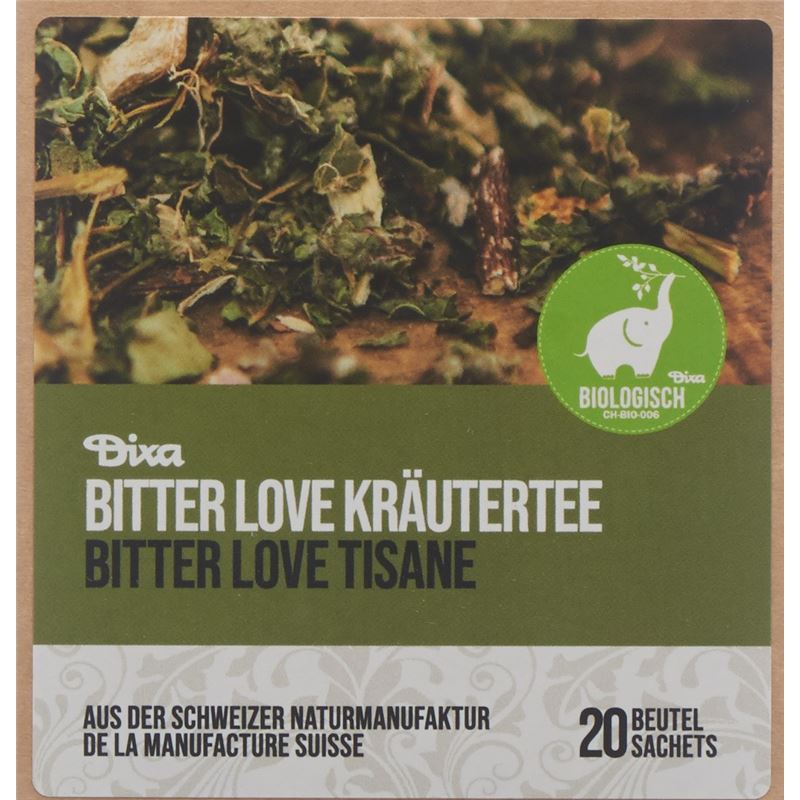 DIXA Bitter Love Tee BIO Py Btl Box 20 Stk