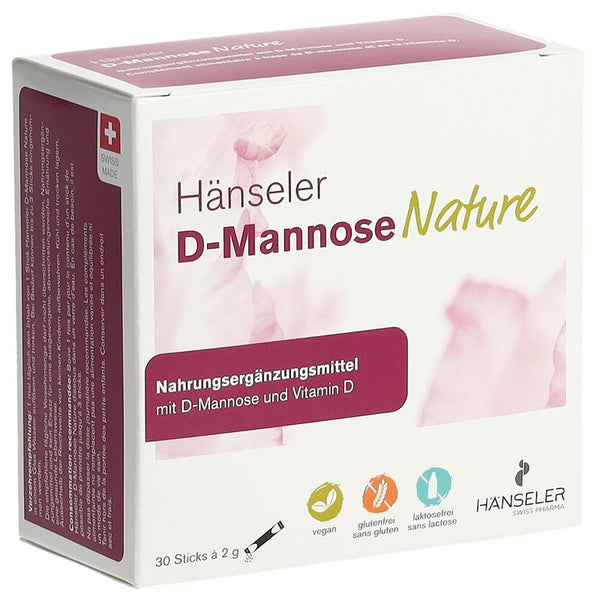 HÄNSELER D-Mannose Nature 30 Stick 2 g