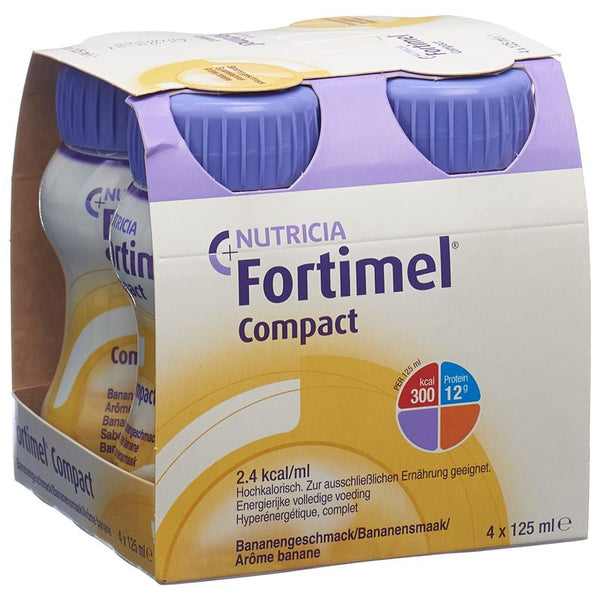 FORTIMEL Compact 2.4 kcal Banane 4 Fl 125 ml