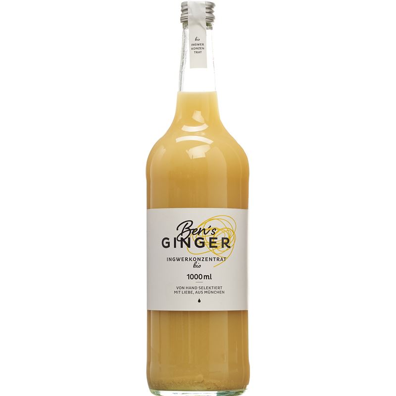 BEN'S GINGER Ingwerkonzentrat Bio Fl 1000 ml