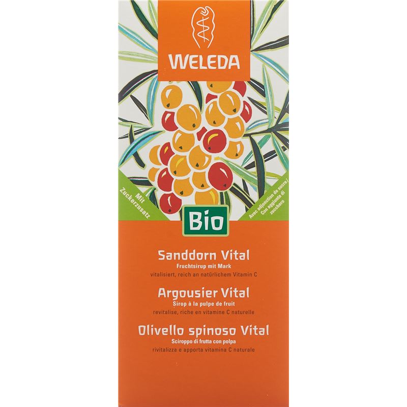 WELEDA Sanddorn Vital Sirup Fl 250 ml