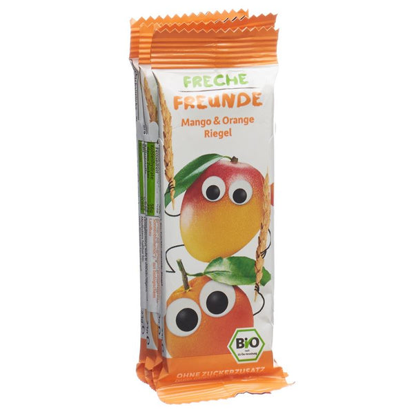 FRECHE FREUNDE Getreiderieg Mango Orange 4 x 23 g