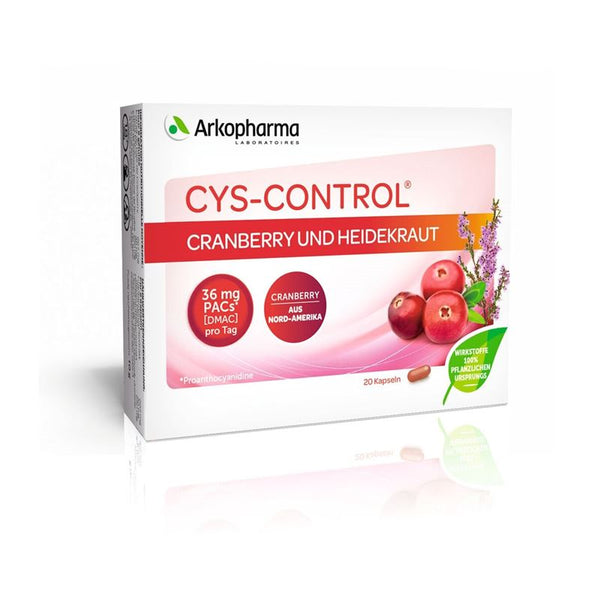 CYS-CONTROL Kaps Cranberry und Heidekraut 20 Stk