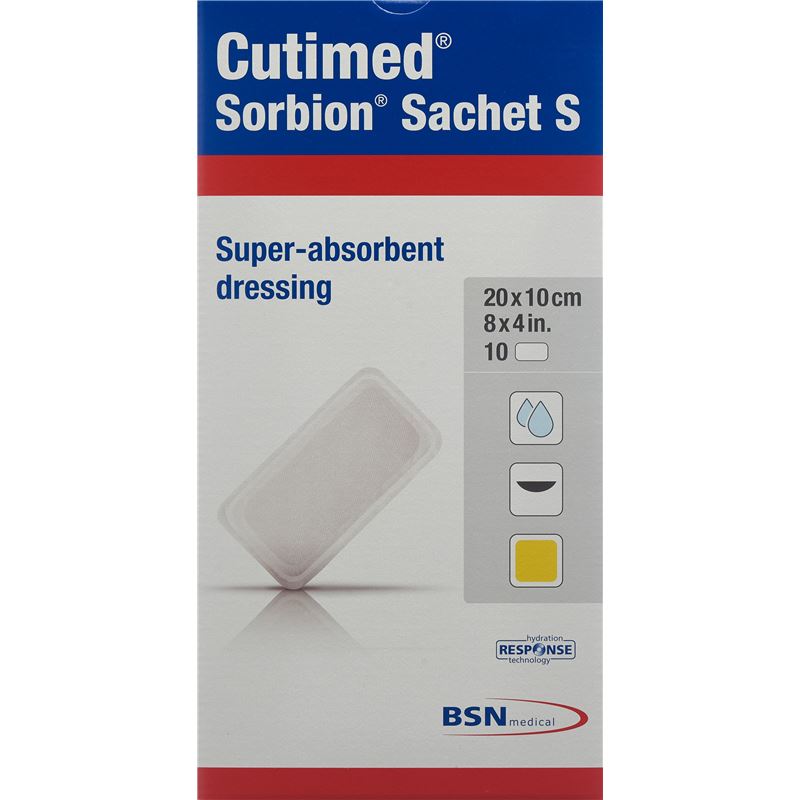 CUTIMED Sorbion Sachet S 20x10cm 10 Stk