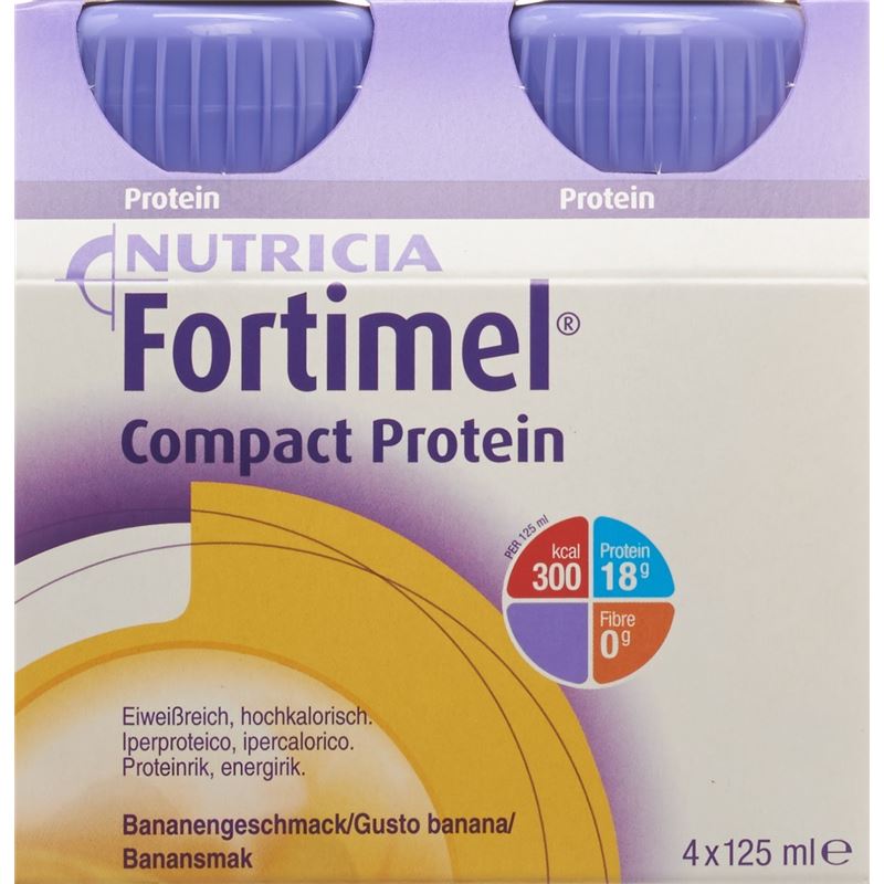 FORTIMEL Compact Protein Banane 4 Fl 125 ml