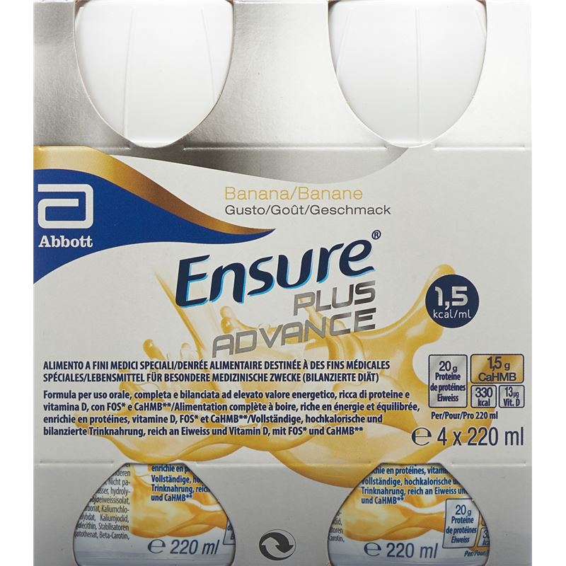 ENSURE Plus Advance Banane 4 x 220 ml