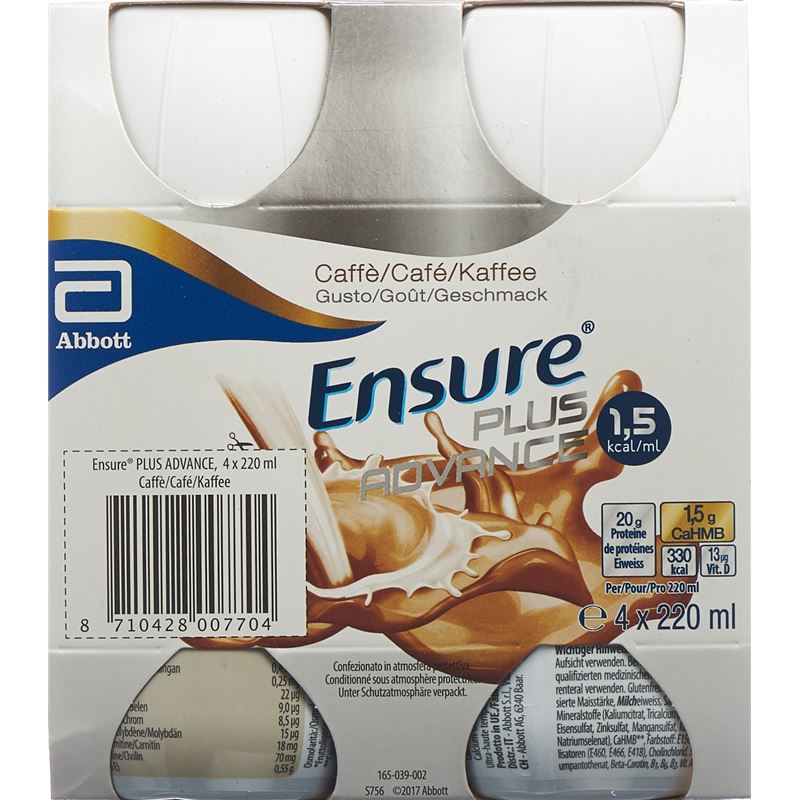 ENSURE Plus Advance Kaffee 4 x 220 ml