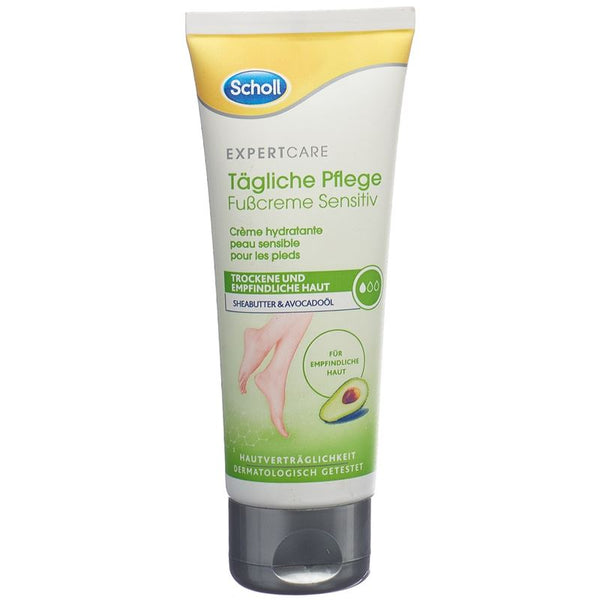 SCHOLL Tägliche Pflege Fusscreme Sensitiv Tb 75 ml