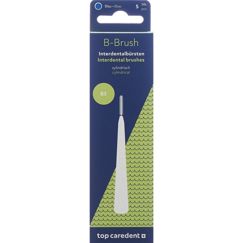 TOP CAREDENT B3 IDBG-B Interd Bürste blau 5 Stk