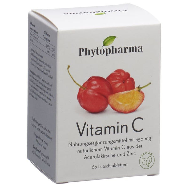 PHYTOPHARMA Vitamin C Lutschtabl Ds 60 Stk